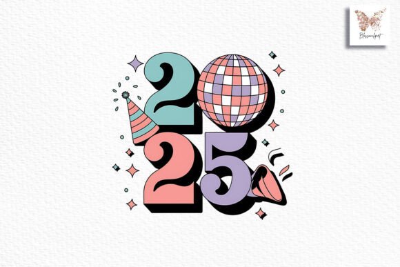 Download 2025 New Year PNG Instant Download - New year Collection