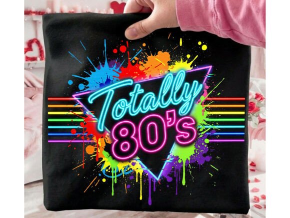 Download Totally 80s Retro Neon Tshirt Design - Tshirt Collection