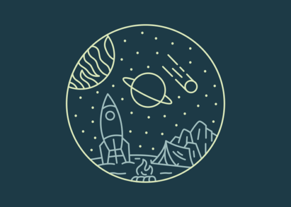 Download Aliens Camping on Outer Space Planet - Alien Collection