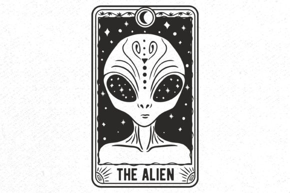 Download The Alien Tarot Card, Alien Svg, Aliens - Alien Collection