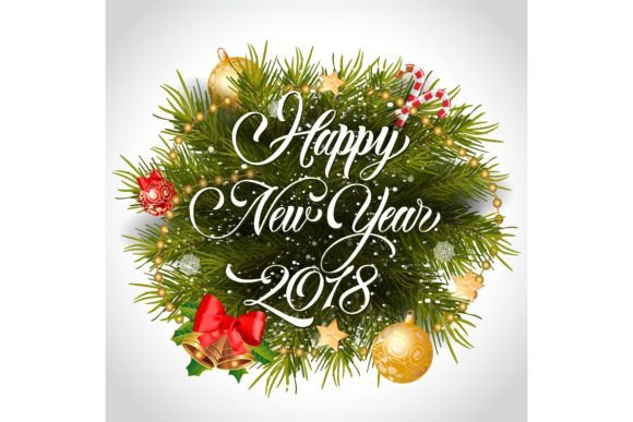 Download Happy New Year 2018 Lettering with Chris - New year Collection