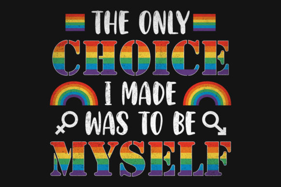 Download Pride Gay Rainbow Typography SVG T-shirt - Typography svg Collection