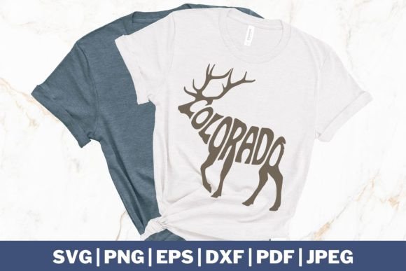 Download Colorado Elk Typography SVG File - Typography svg Collection