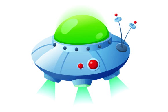 Download Alien Spaceship Icon. Cartoon Ufo Ship. - Alien Collection