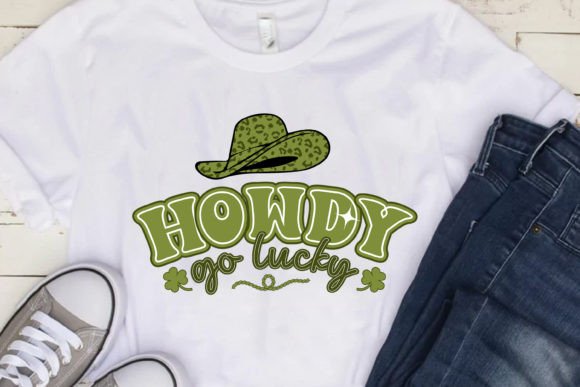 Download St. Patrick's Day Tshirt Howdy Go Lucky - Tshirt Collection